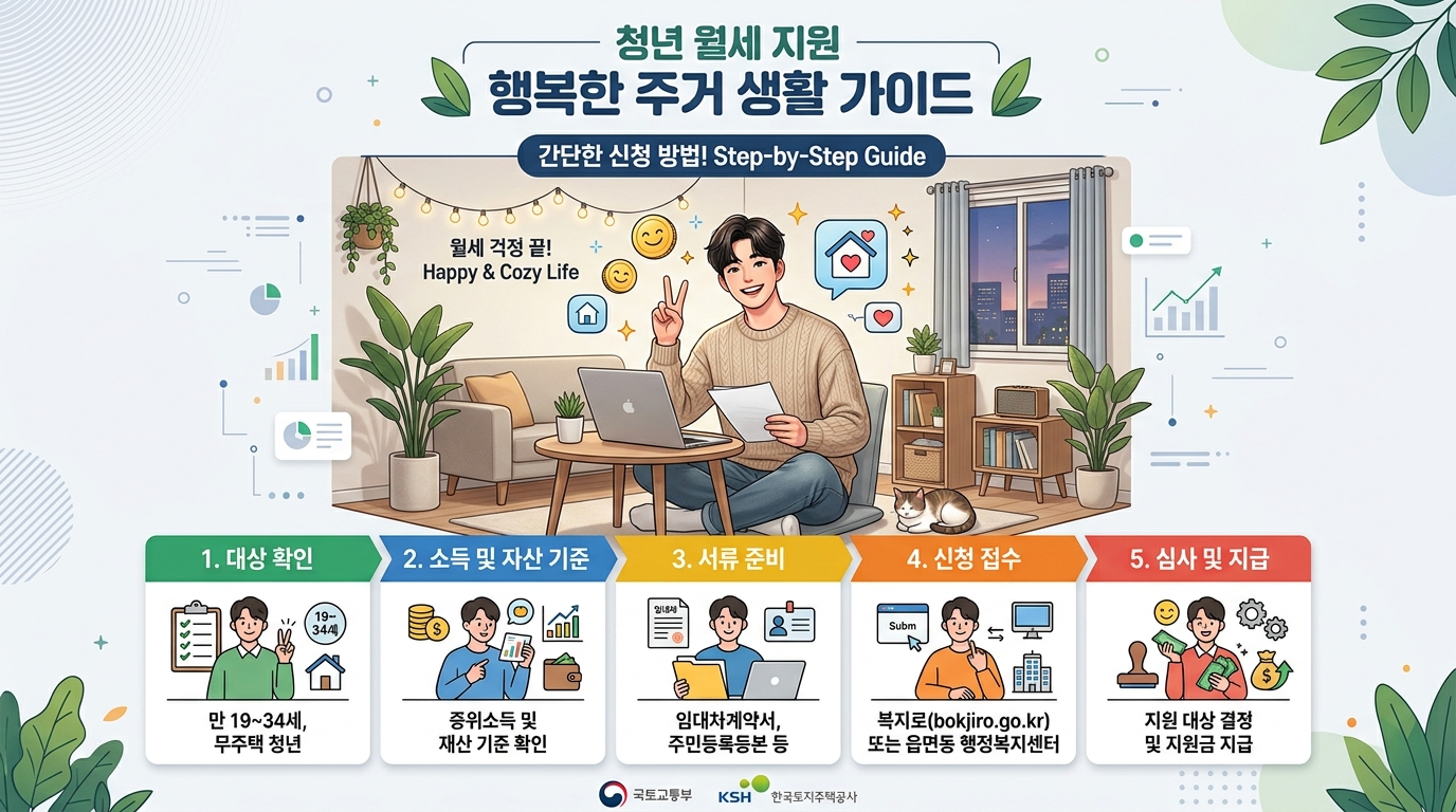 청년 월세 지원 신청방법 조건 2026 안내