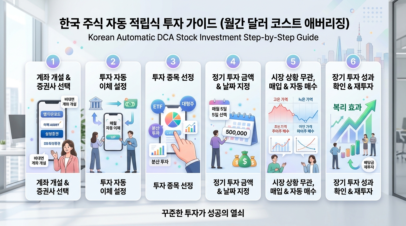 주식 자동이체 적립식 투자 방법 개념 설명