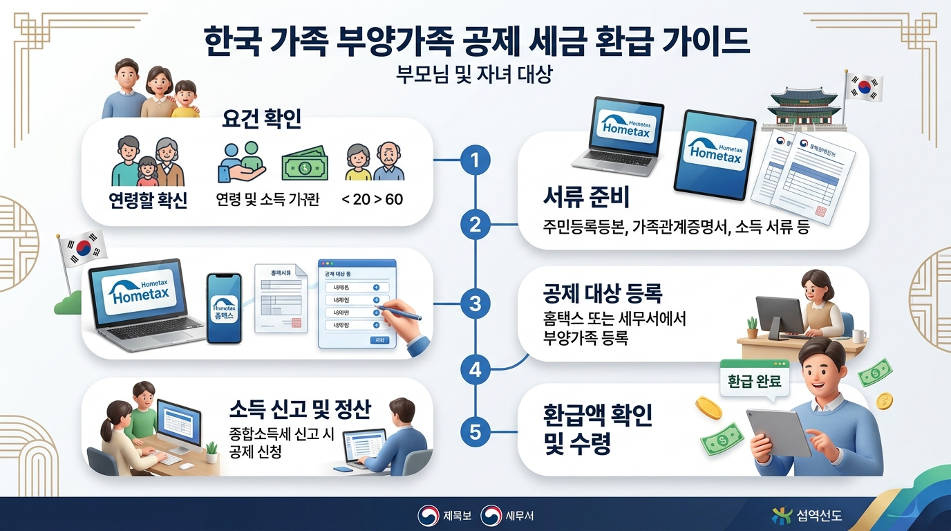 부양가족 공제 조건 방법 총정리 2026 가이드