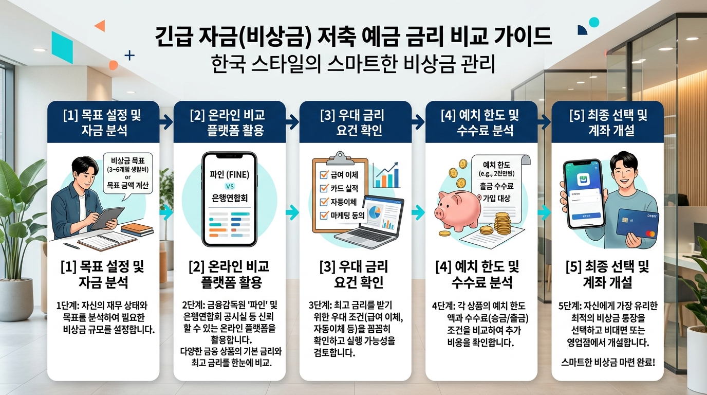 비상금 통장 금리 추천 2026 개념 설명