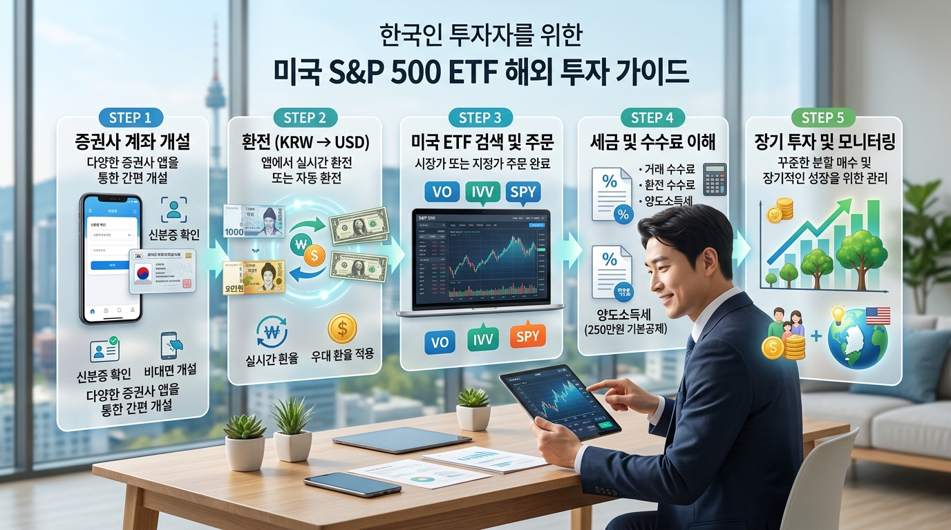 미국 ETF 투자 방법 세금 2026 개념 설명