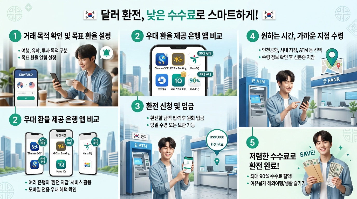 달러 환전 싸게 하는 방법 2026 개념 설명