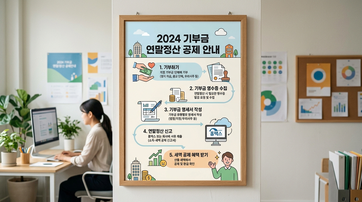 기부금 세액공제 방법 한도 2026 가이드